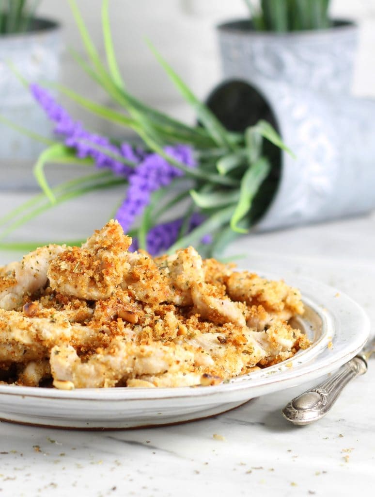Chicken Fillets with Vinegar and Pine Nuts