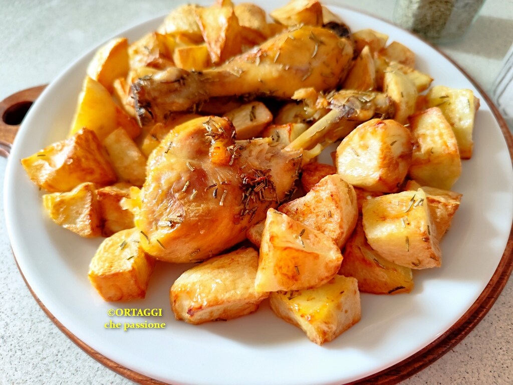 Tasty Air Fryer Chicken and Potatoes