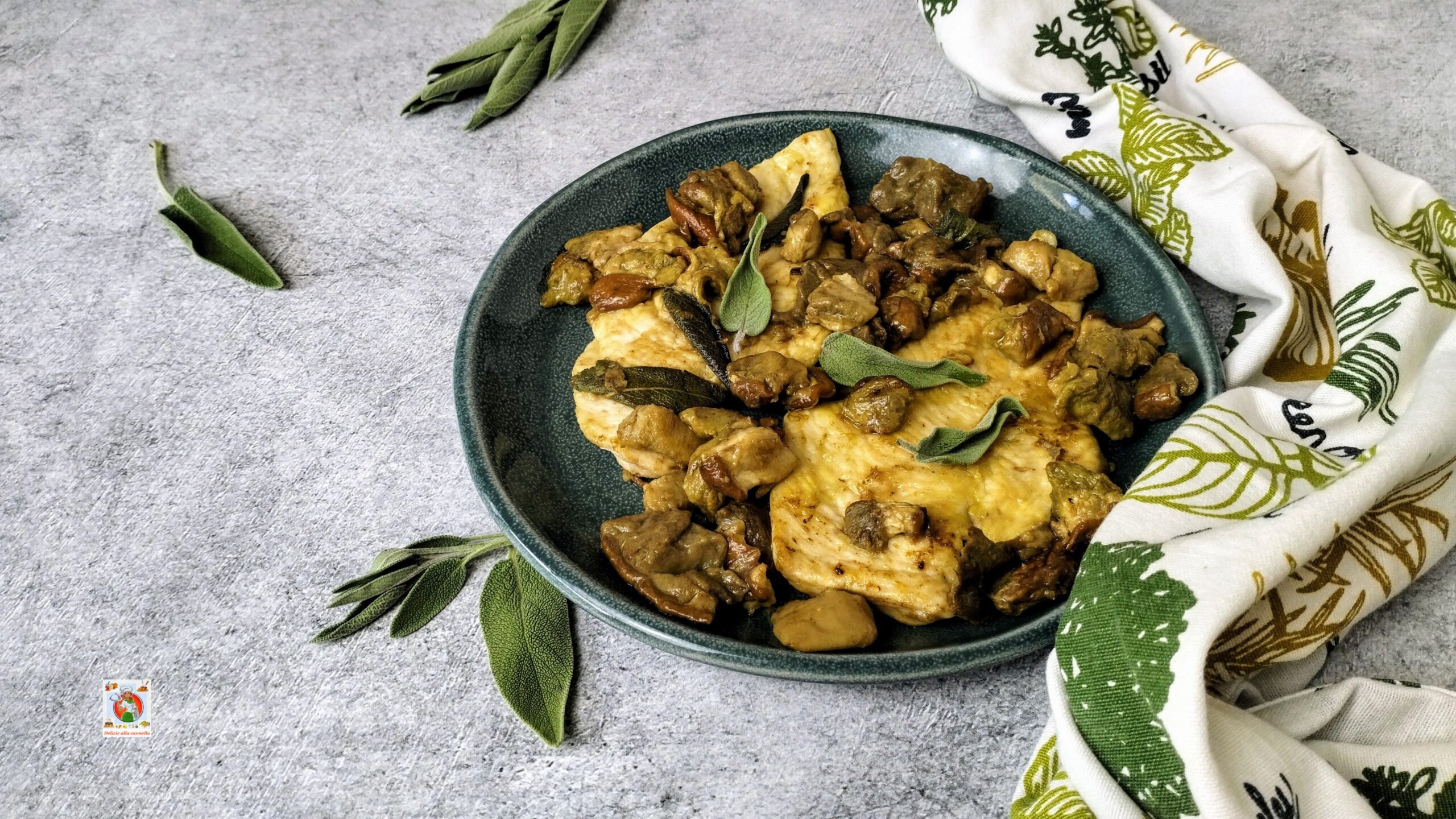 Chicken Scallops with Mushrooms and Sage: A Delicious Dish with an Autumn Touch