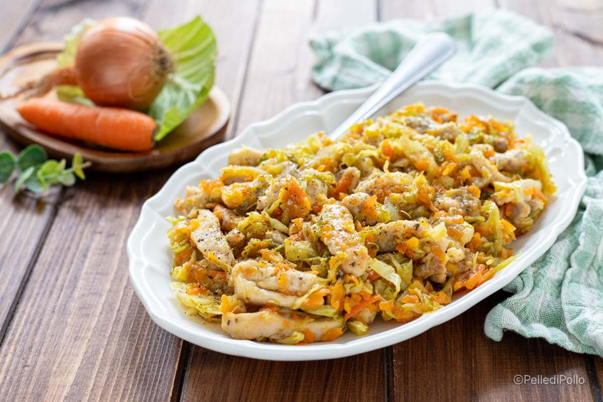 Chicken Strips with Winter Vegetables