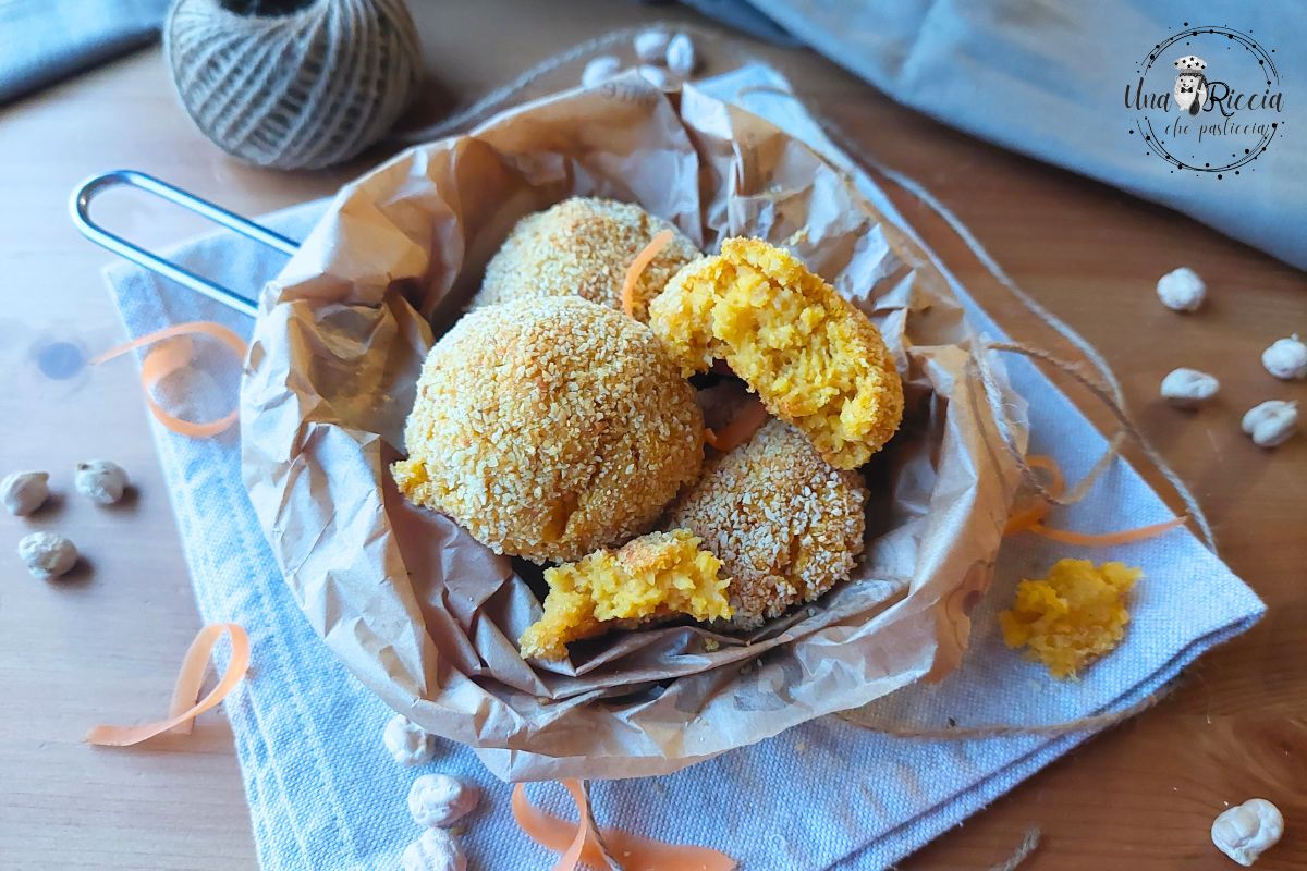 Chickpea and Carrot Patties Without Eggs