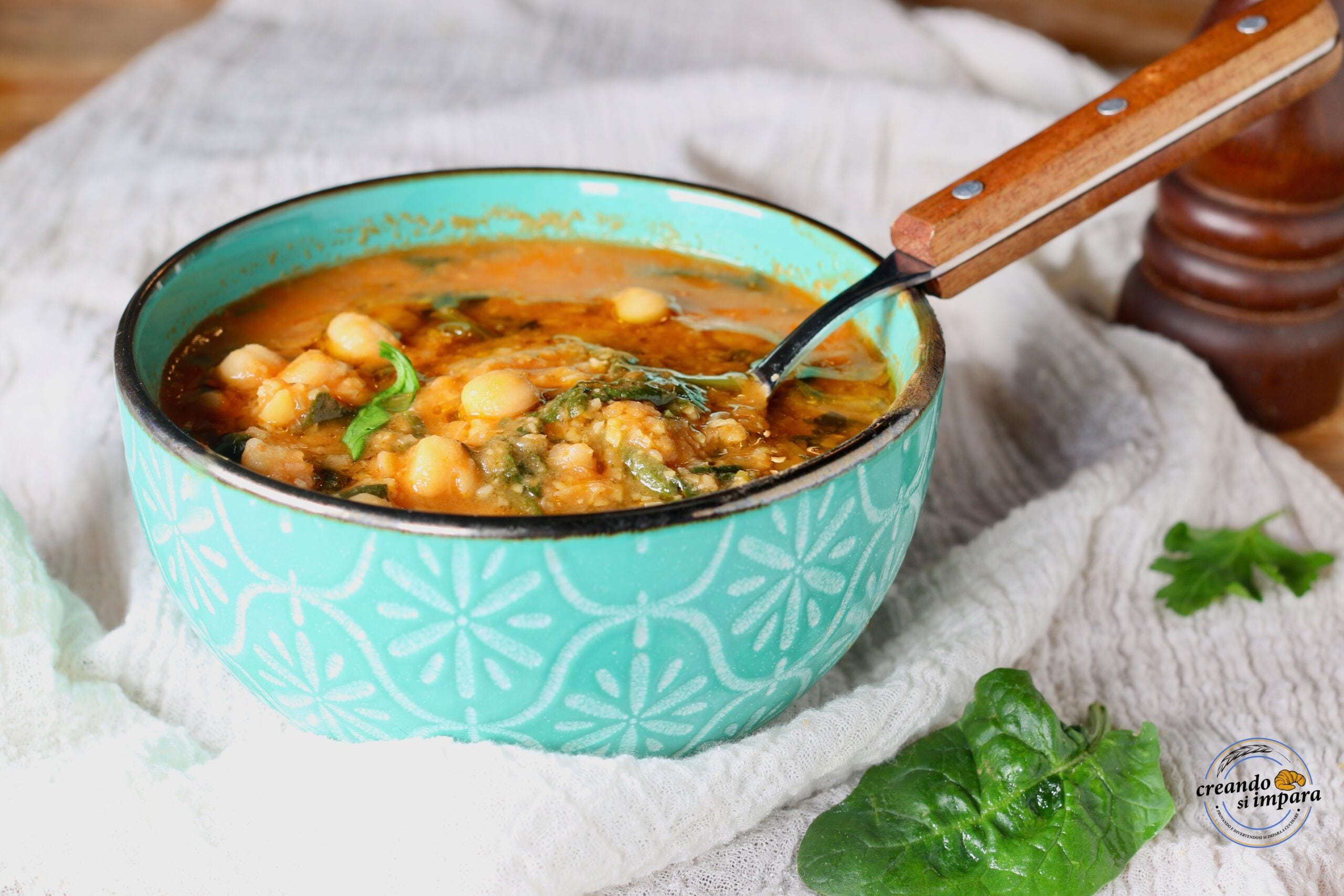 Chickpea and Spinach Soup