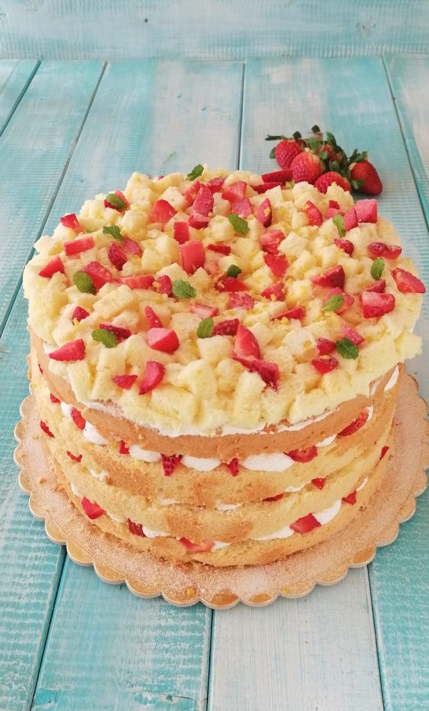 mimosa chiffon cake