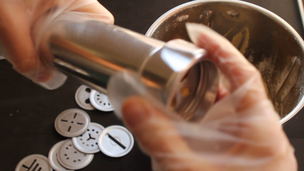 Biscuits with cookie press