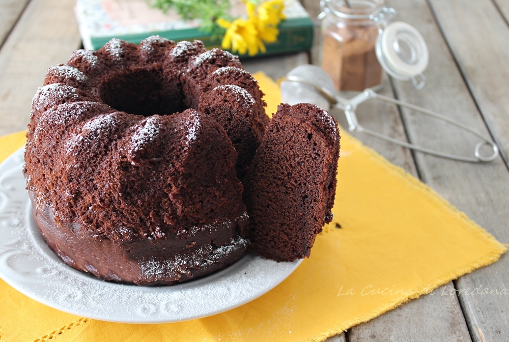 CHOCOLATE AND RICOTTA BUNDT CAKE the softest and most delicious
