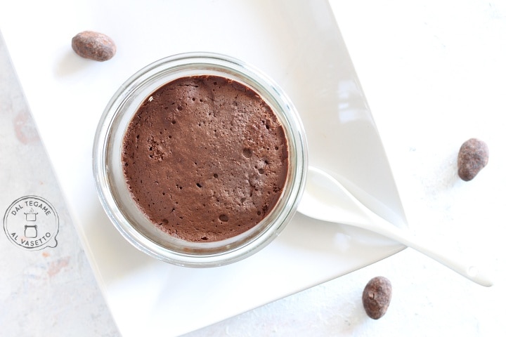 Chocolate Cake in Jar Cooking