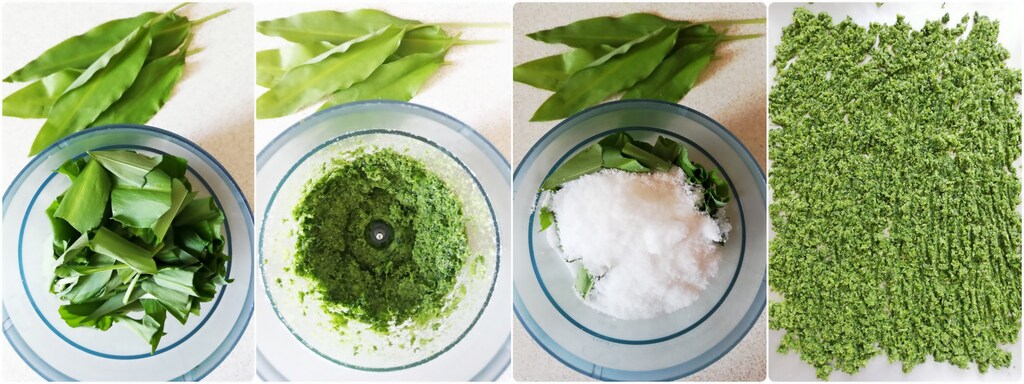 chopped salt and garlic