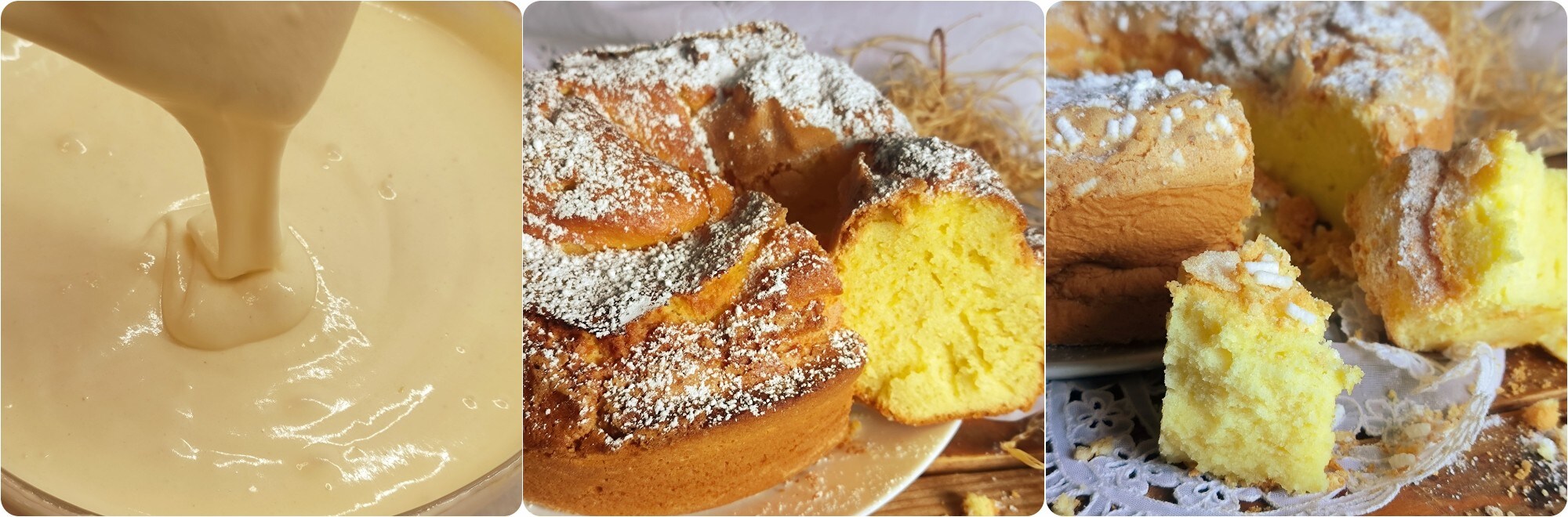 SPECIAL AND CLEVER DOUGH TO MAKE TWO BUNDT CAKES: SAME INGREDIENTS, TWO DIFFERENT TEXTURES, SOFT AND LIGHT