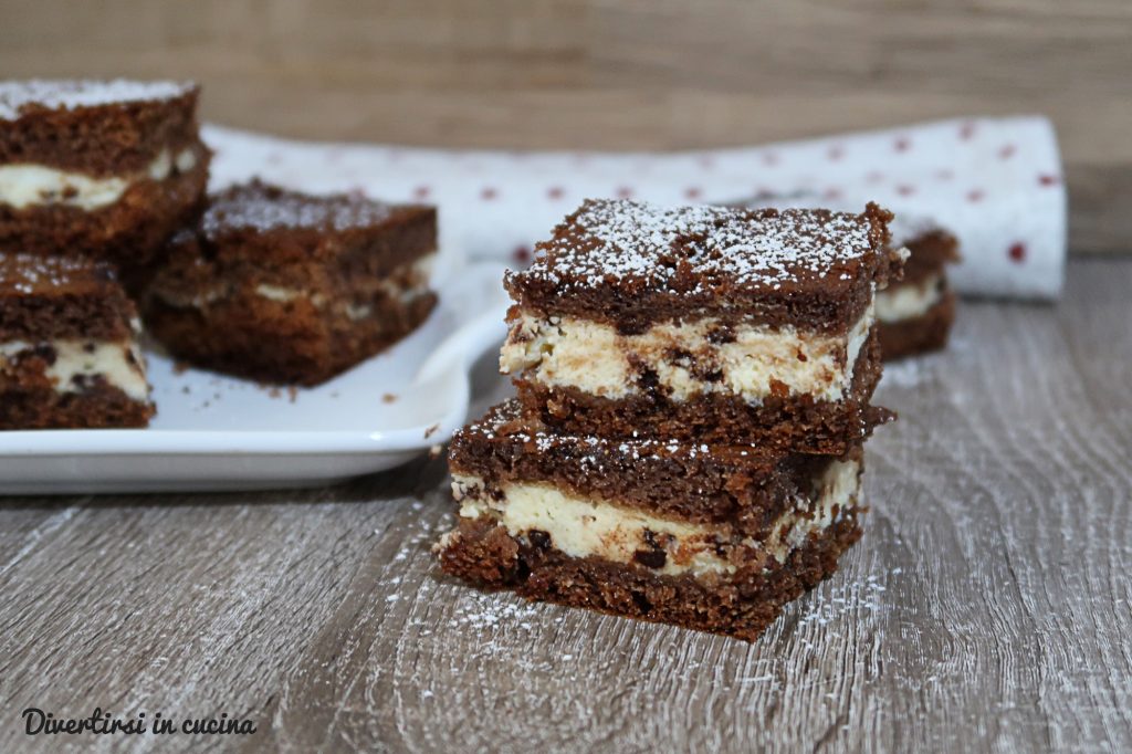 Cocoa Squares with Filling