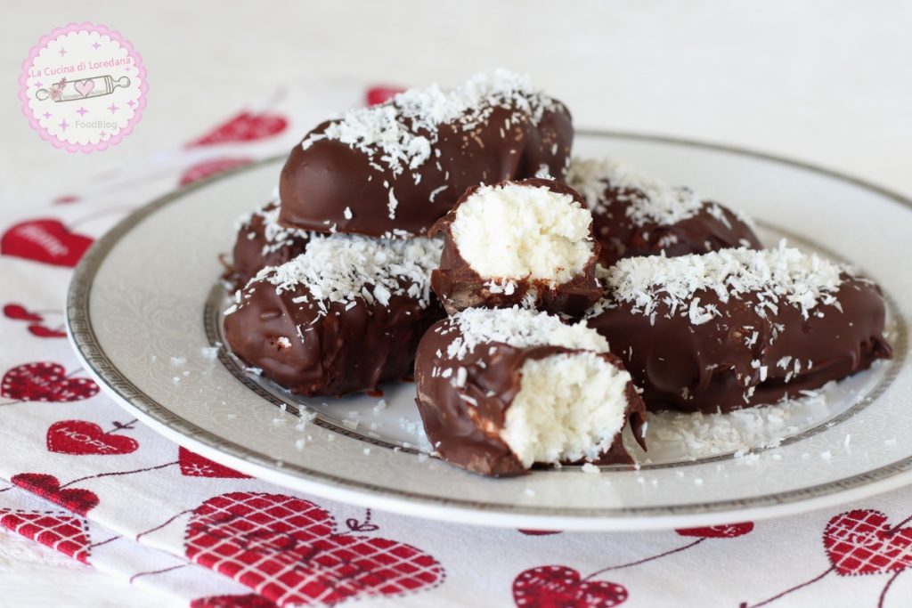 coconut and chocolate sweets