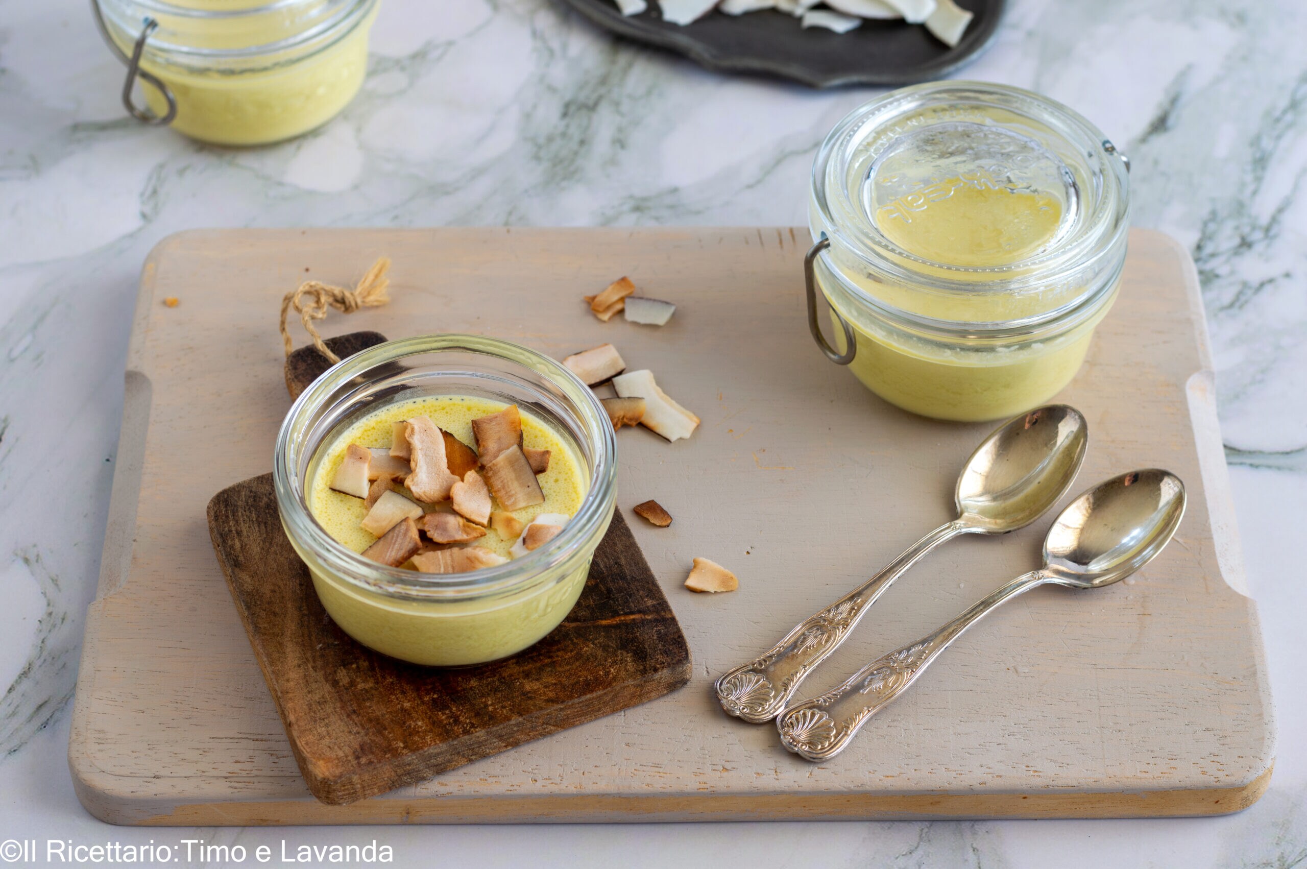 Coconut Flan sous-vide