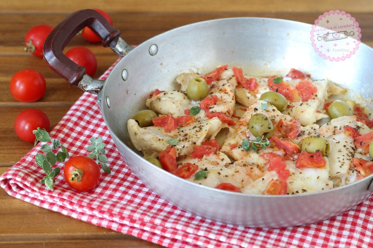 COD FILLETS WITH TOMATO, the simplest and tastiest fish main course
