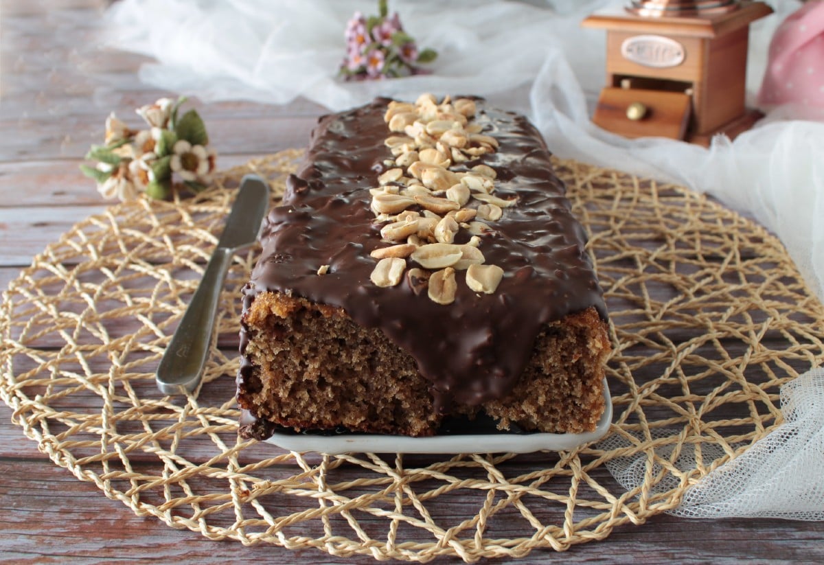Coffee Plumcake without Butter and Milk
