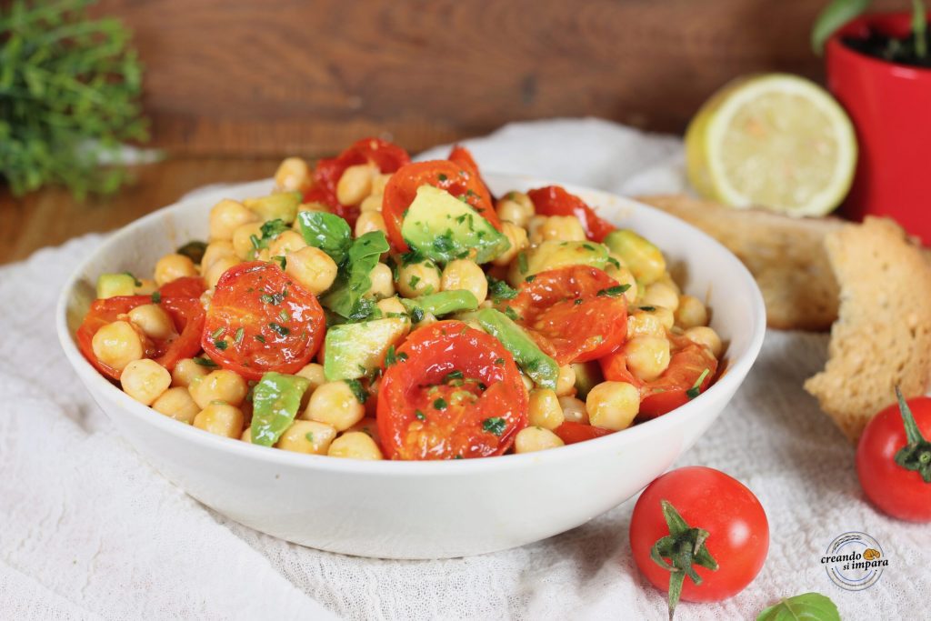 summer chickpea salad