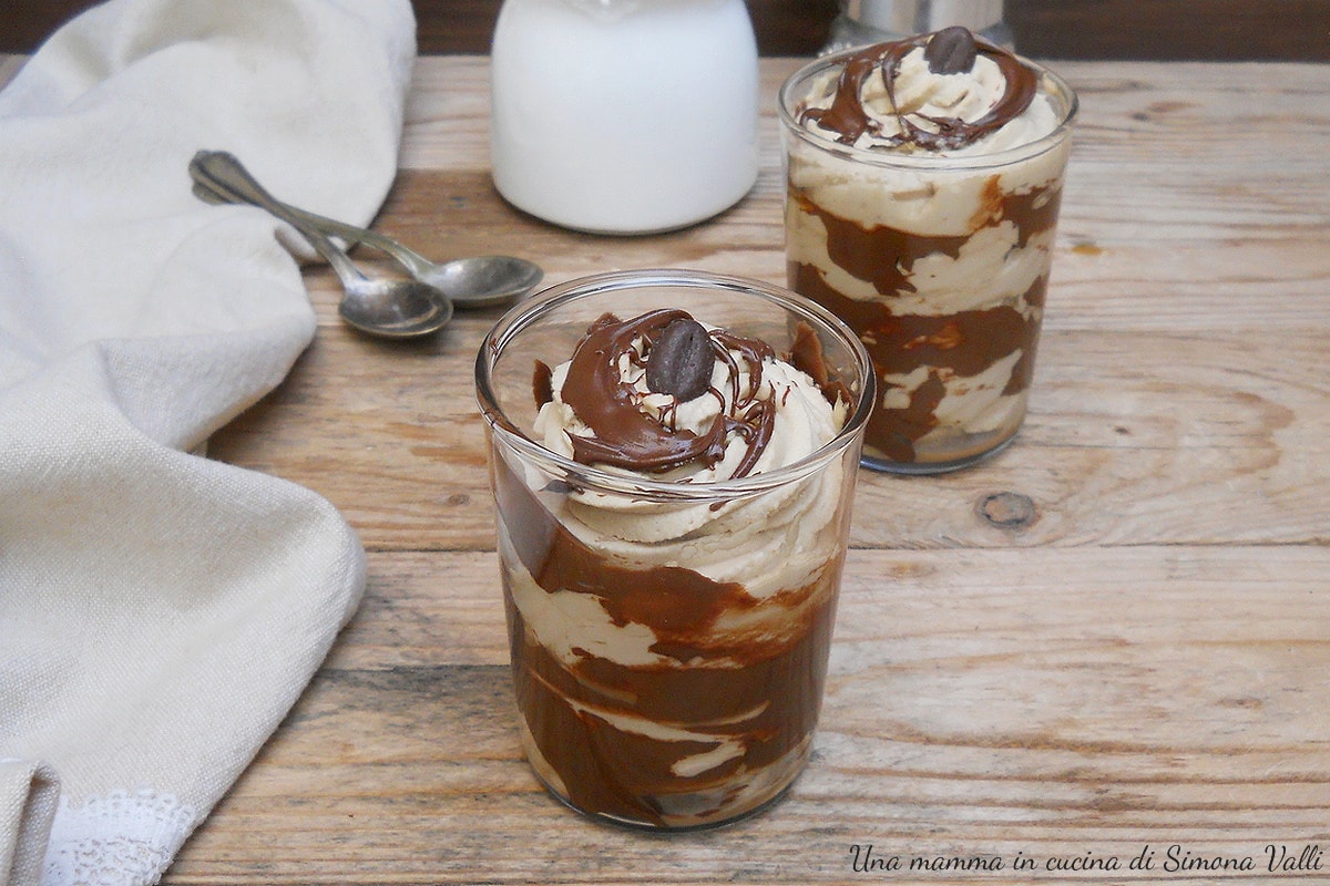 Cold and Delicious Coffee Cream with Nutella