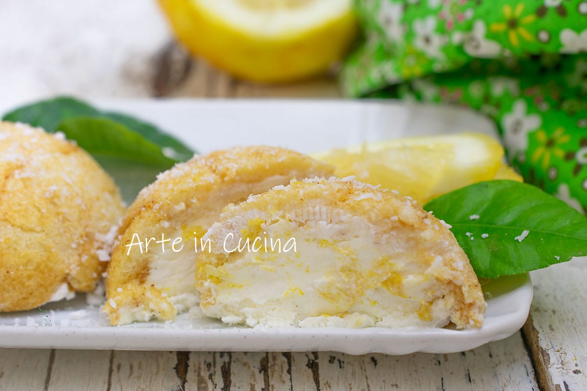COLD MINI CAKES with Lemon Pavesini