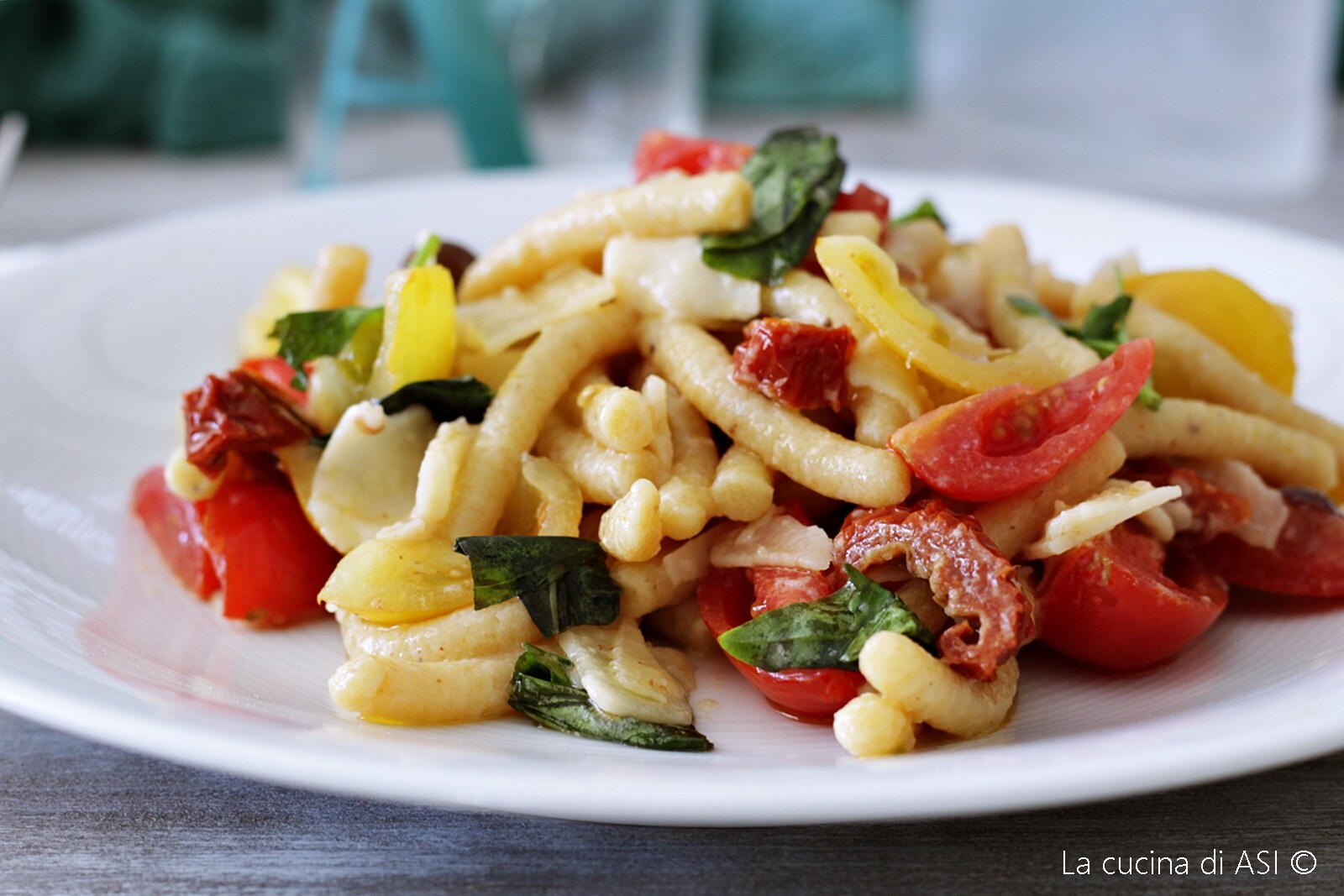 Cold Passatelli with Raw Vegetables
