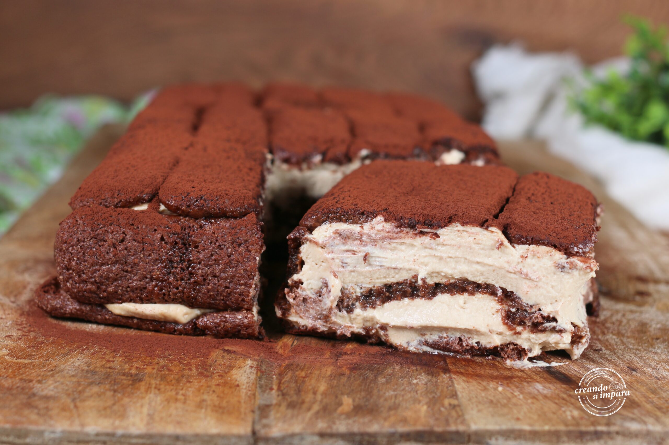 Cold Pavesini Paradise Cake with Coffee