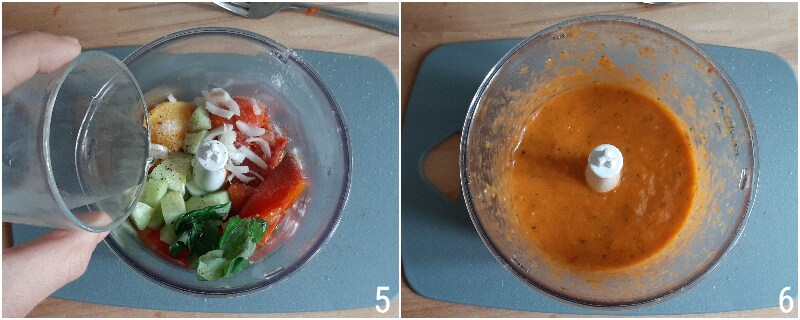 cold pepper soup with feta recipe summer soup pepper gazpacho first detail the chicco di mais 3 blend