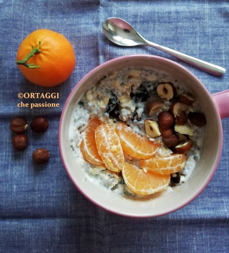 LIGHT and hearty Cold Porridge - Overnight Oatmeal