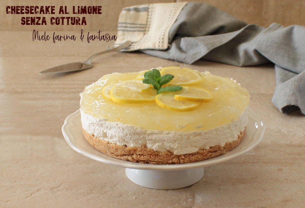 Cold Lemon Cheesecake