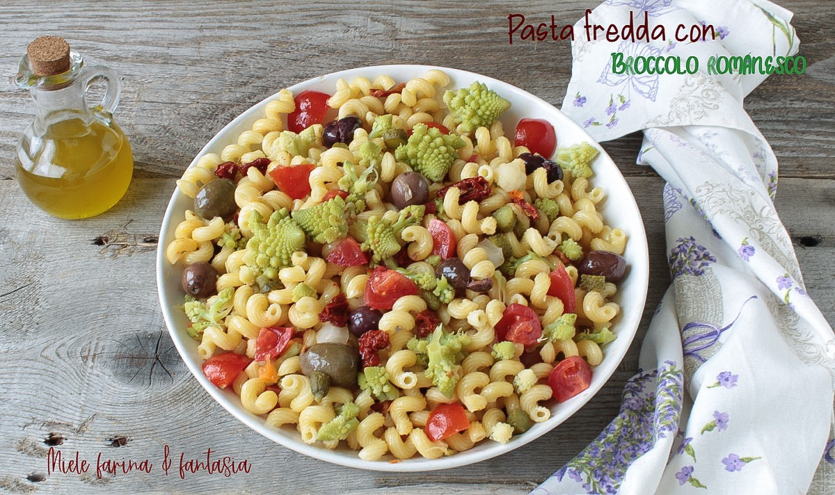 Cold Pasta with Romanesco Broccoli