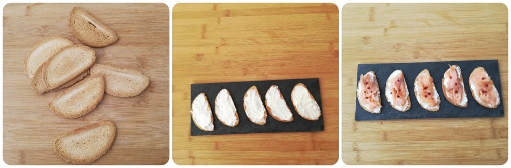 Smoked Salmon Crostini