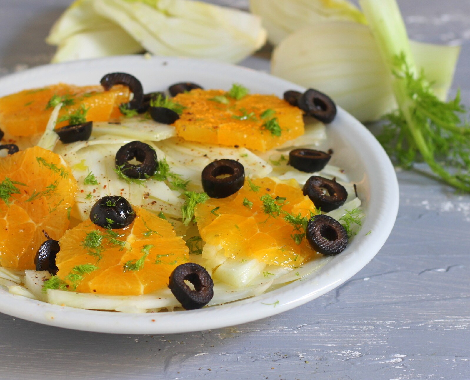 Fennel, Orange, and Olive Salad