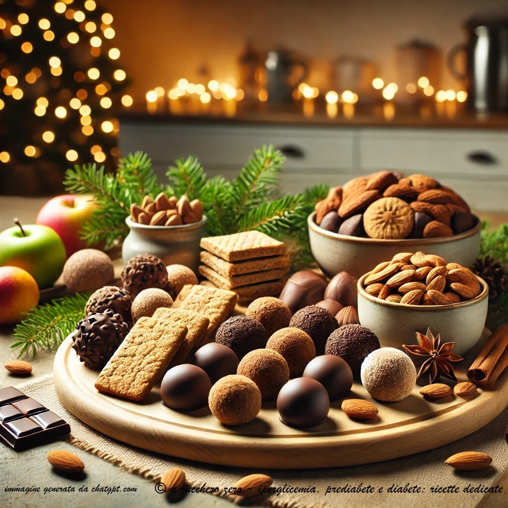 cookies, nougats, and light chocolate truffles