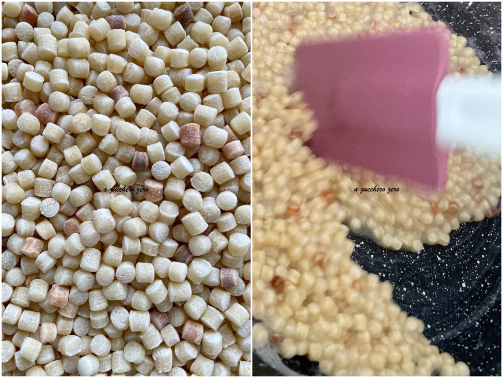 Cooking the fregula