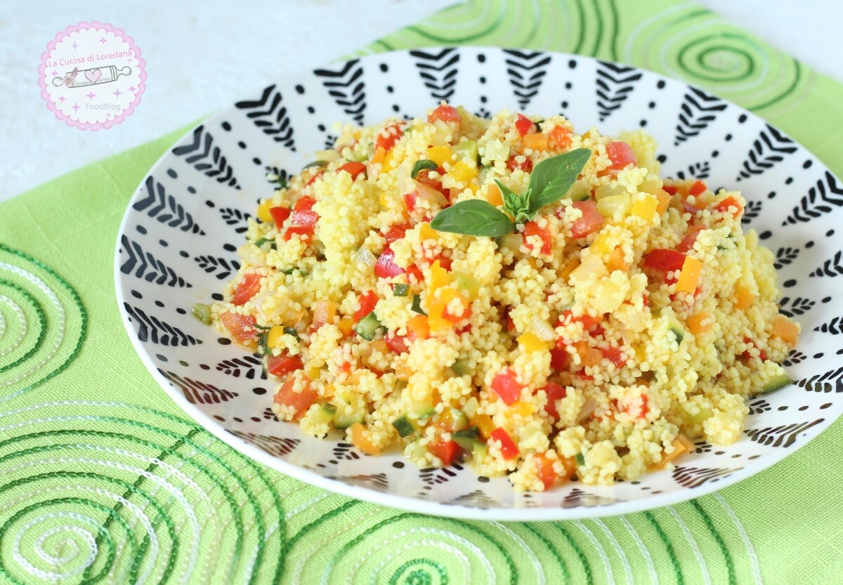 COUS COUS WITH VEGETABLES fresh, light and delicious