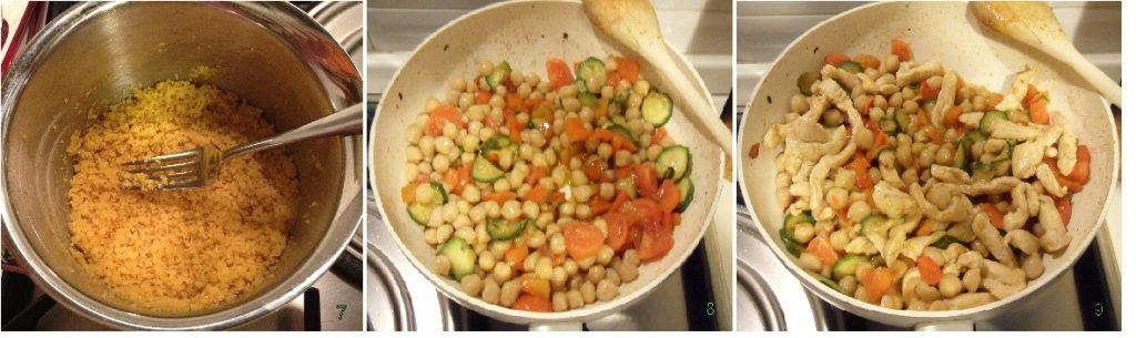 how to prepare and season the pre-cooked couscous
