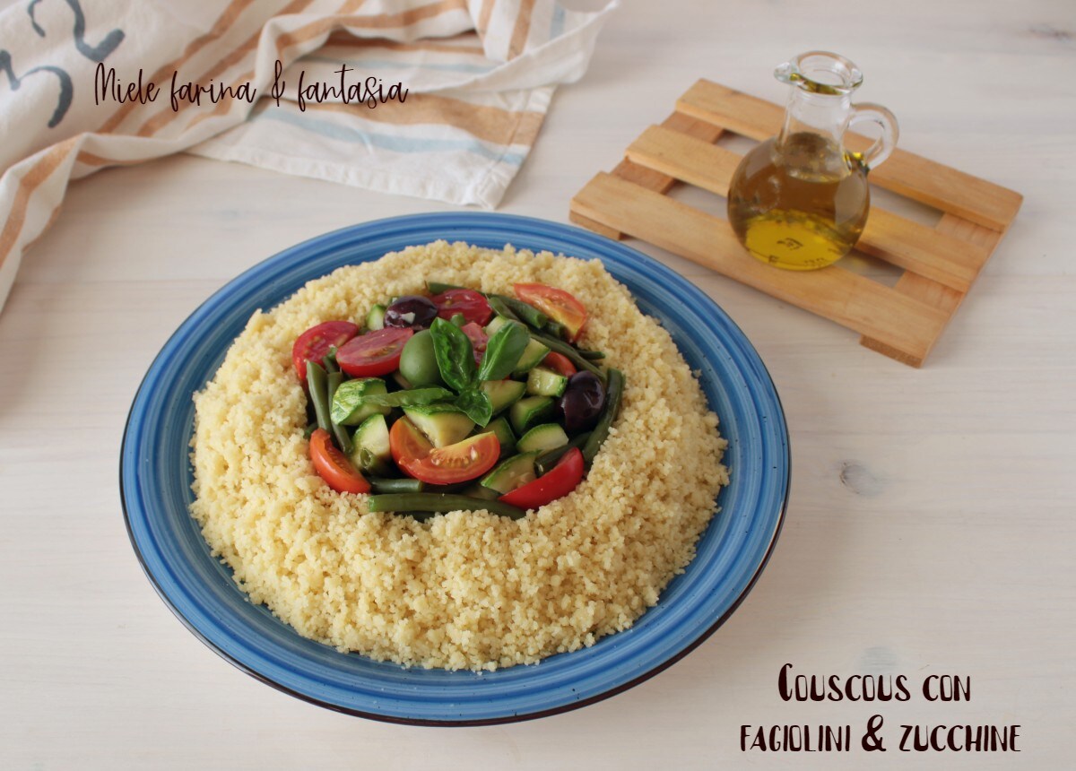 Couscous with Green Beans and Zucchini