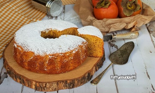 Simple Persimmon Ring Cake