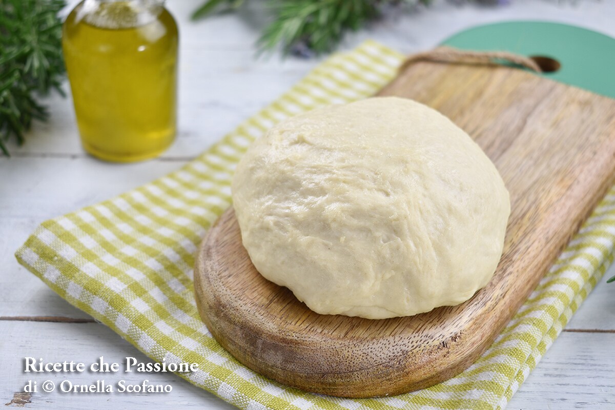 Crazy dough with olive oil