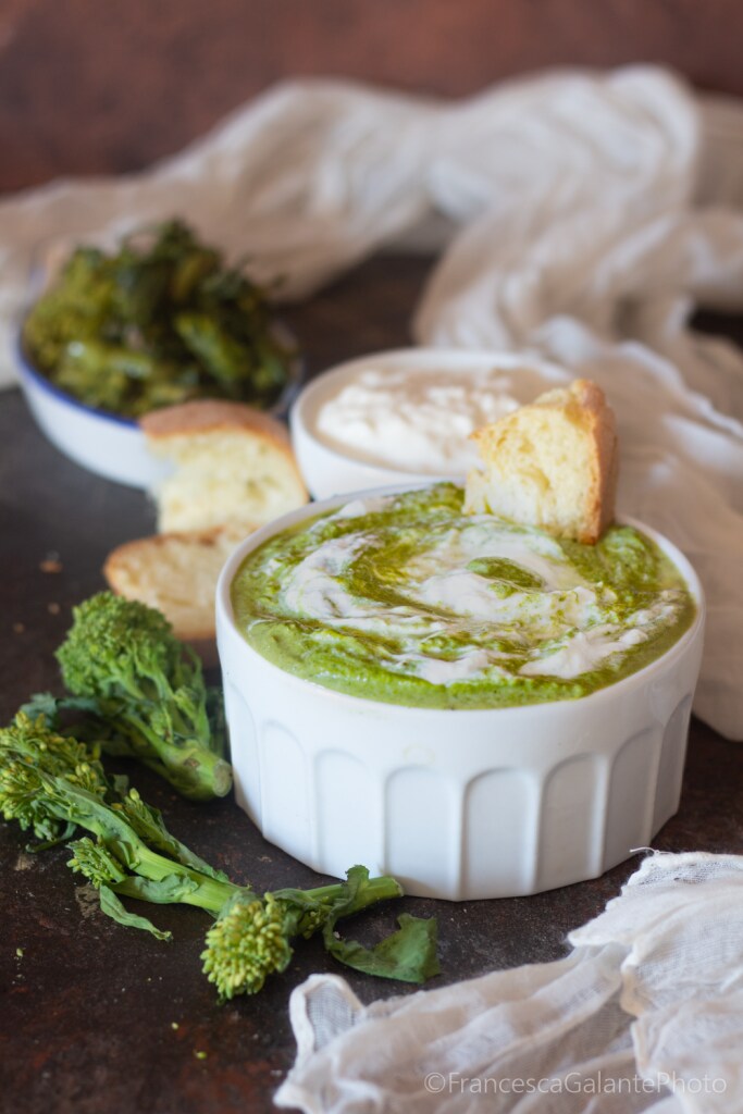 Cream of Broccoli Rabe and Stracciatella
