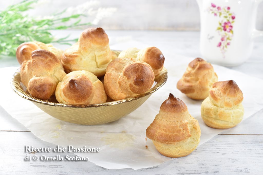 choux pastry for cream puffs