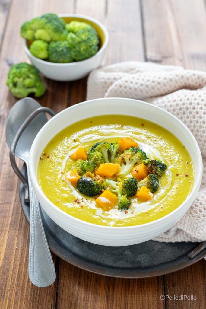 cream of broccoli stems