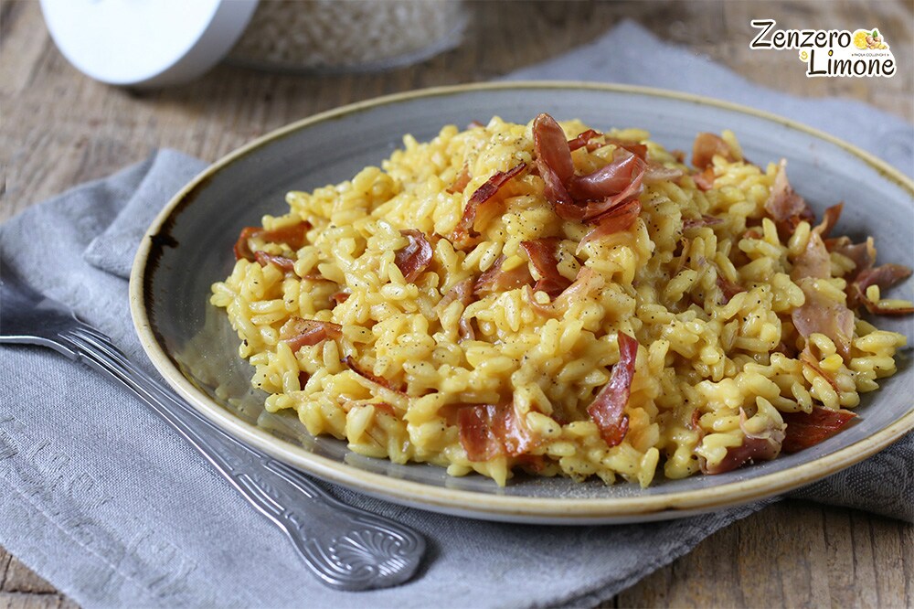 Crescenza and Crispy Speck Risotto