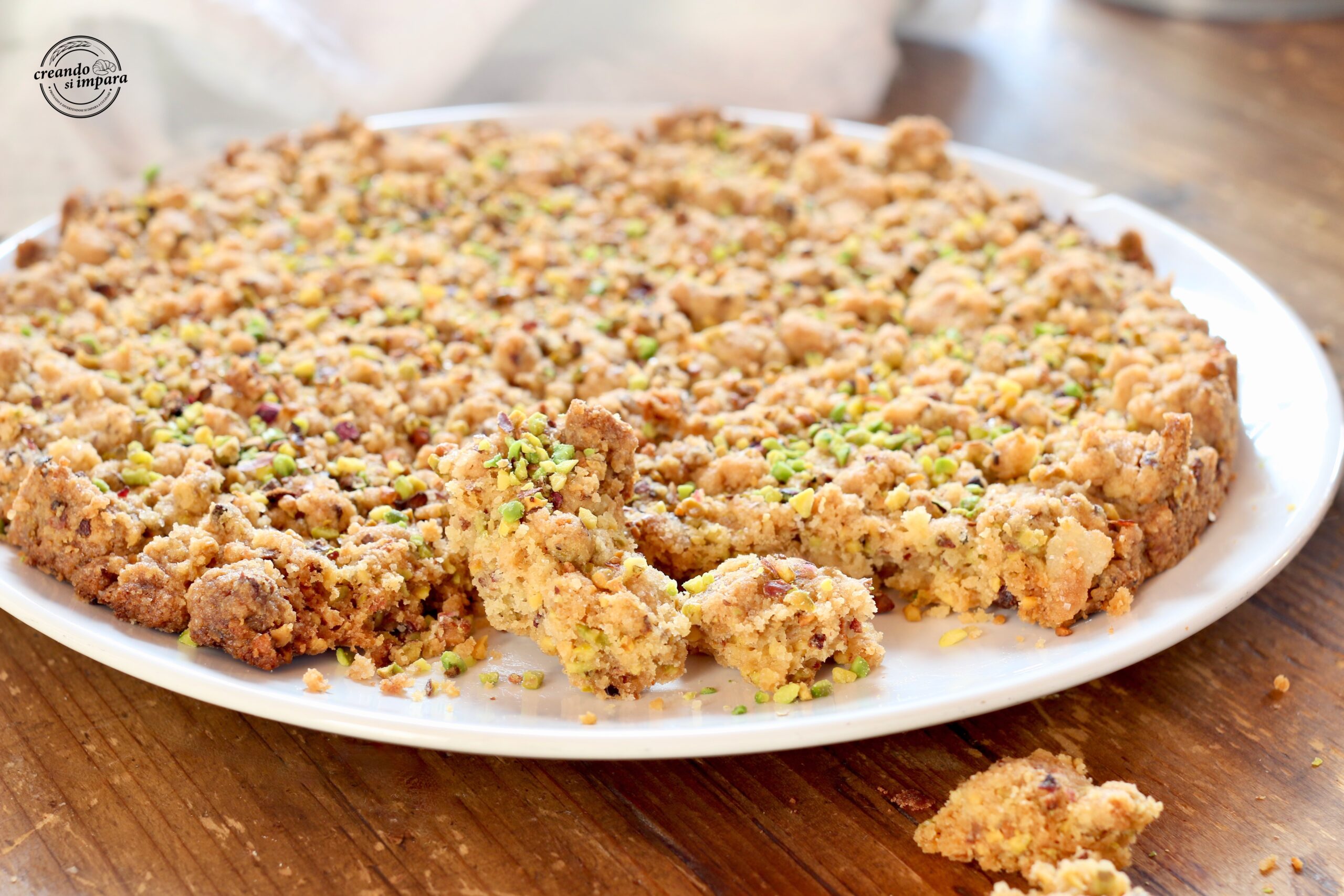 5-Minute Crumble with Pistachios without Eggs