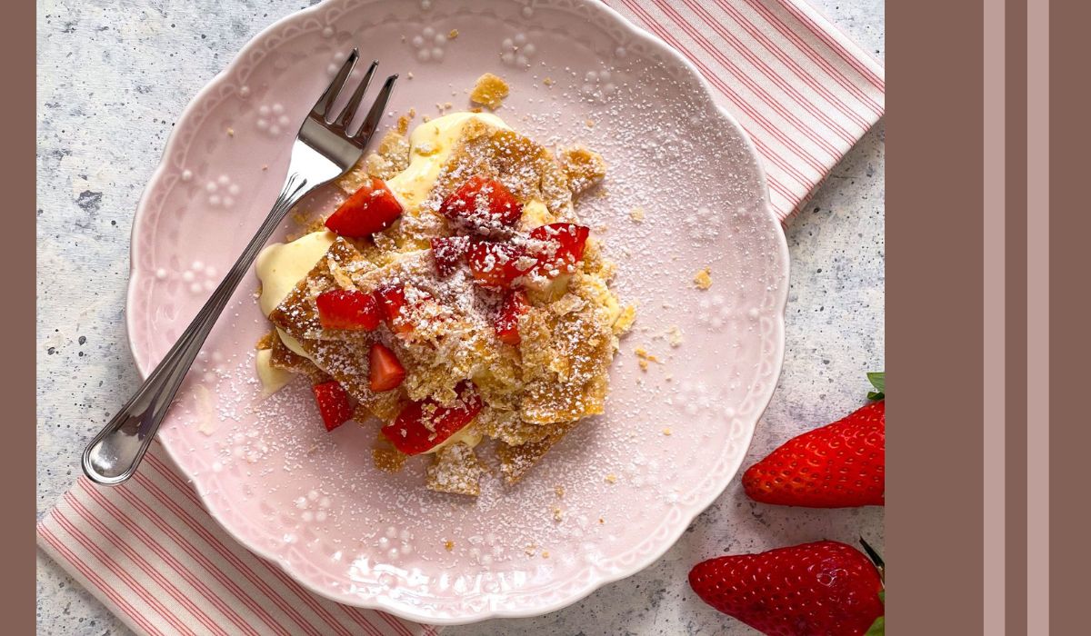 Deconstructed Puff Pastry with Chantilly Cream