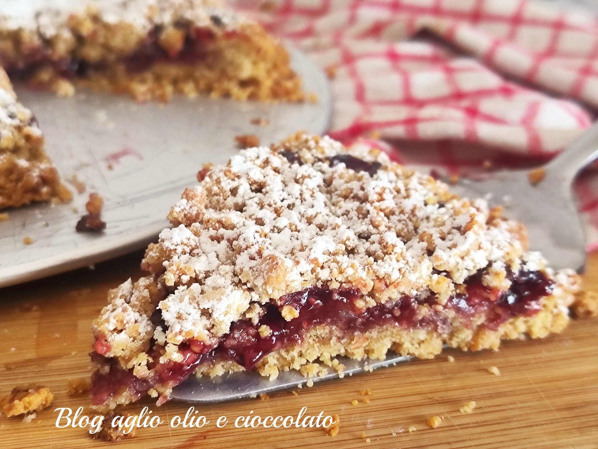 CRUMBLED TART WITH SESAME SEED SHORTCRUST PASTRY BIMBY