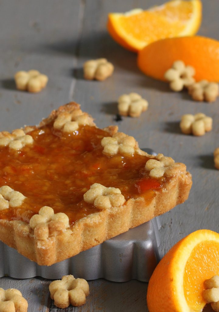 Oil Tart with Orange Jam