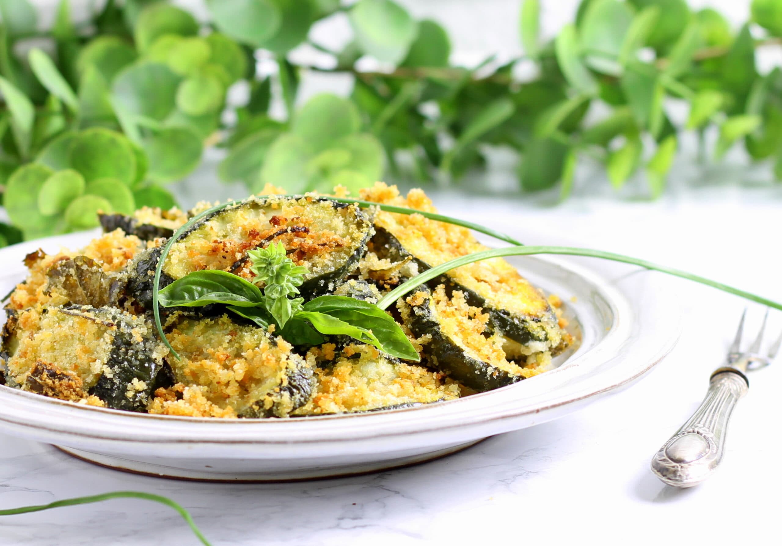 Oven-Baked Gratinated Cucumbers