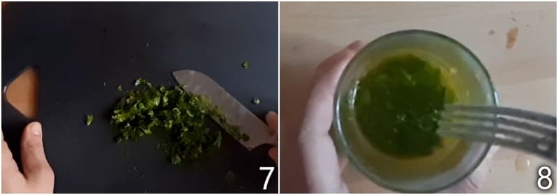 d. prepare a marinade sauce for the grilled fennel