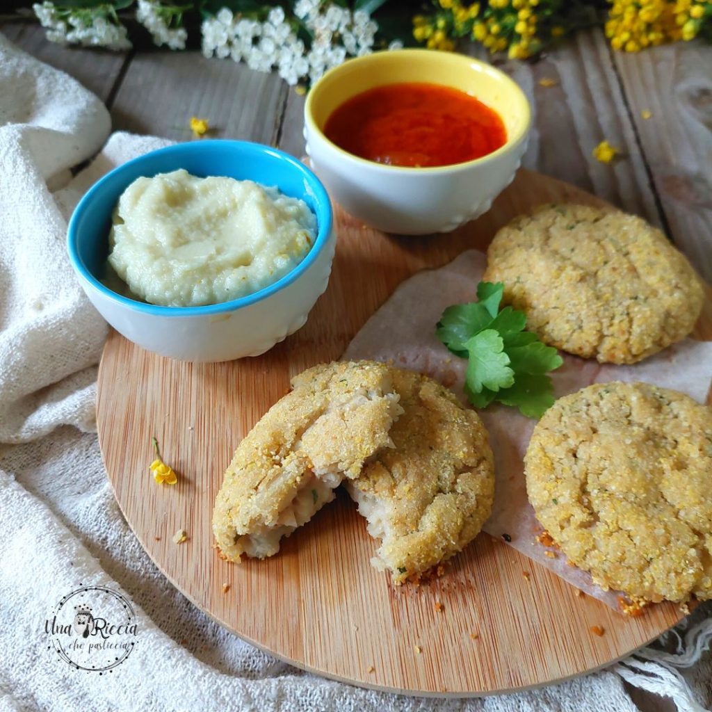 detail mini cannellini bean burgers. second legume dish