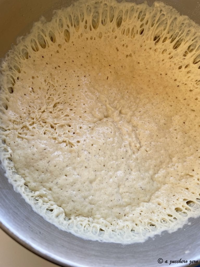 dough for Sicilian fritters for St. Martin's Day and Carnival
