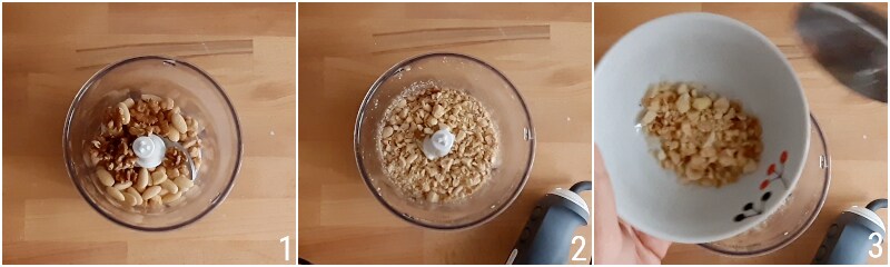 dried fruit and cocoa cake without butter with ricotta easy recipe the chicco di mais 1 chop the dried fruit 0 roughly chop