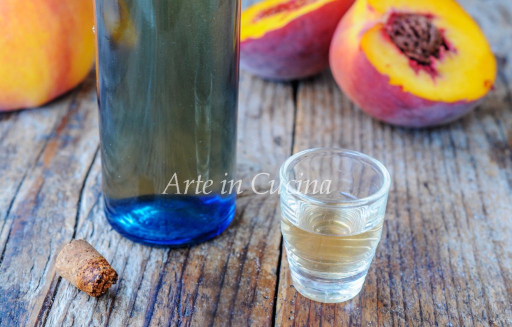 Easy peach and pit liqueur recipe vickyart arte in cucina