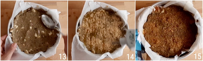 eggplant cake with ham and mozzarella recipe cake with blended eggplant pulp the chicco di mais 5 bake in oven